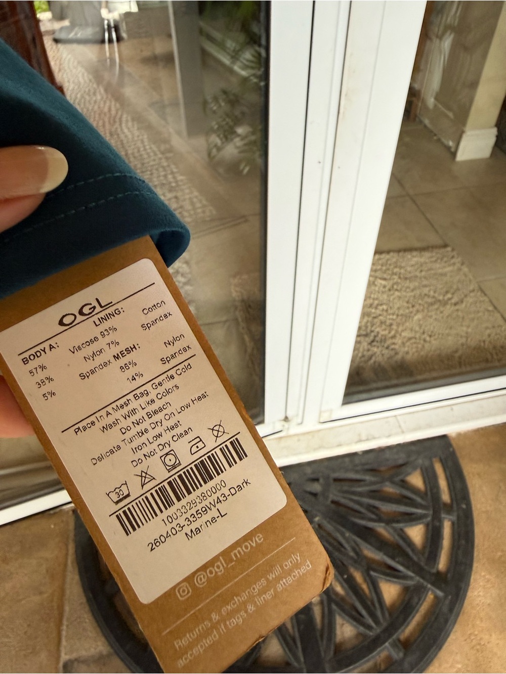 OGL Teal Square-Neck Midi Dress - Picture 6 of 6